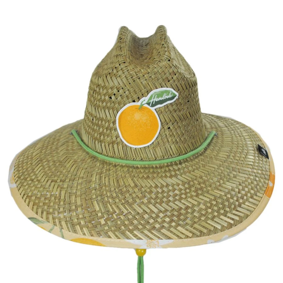 Hemlock Hat Co Squeeze Straw Lifeguard Hat 3 Hemlock Hat Co Squeeze Straw Lifeguard Hat