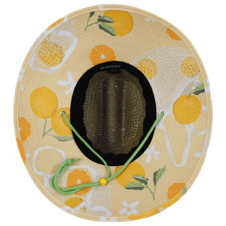 Hemlock Hat Co Squeeze Straw Lifeguard Hat 5 Hemlock Hat Co Squeeze Straw Lifeguard Hat - Image 3
