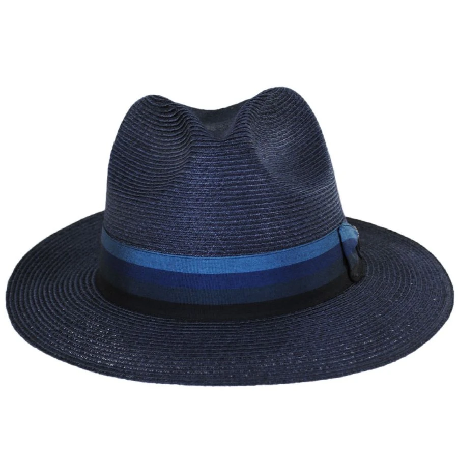 Dobbs Side Eye Hemp Straw Fedora Hat 3 Dobbs Side Eye Hemp Straw Fedora Hat