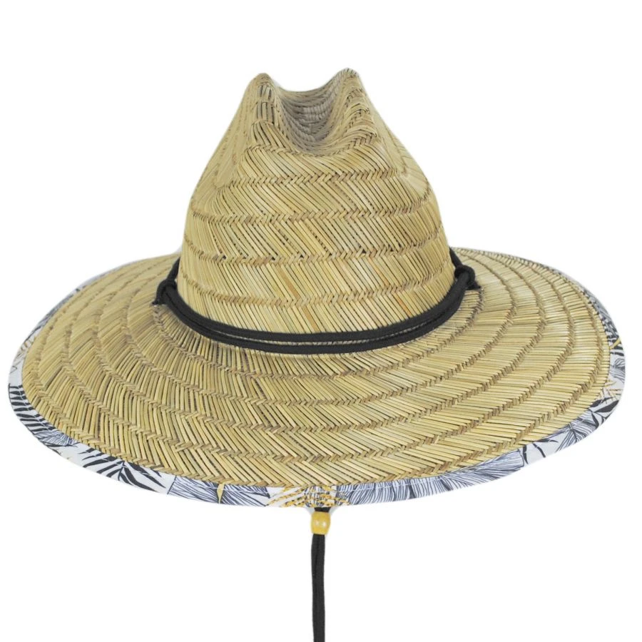 Peter Grimm Gold Leaf Rush Straw Lifeguard Hat 3 Peter Grimm Gold Leaf Rush Straw Lifeguard Hat