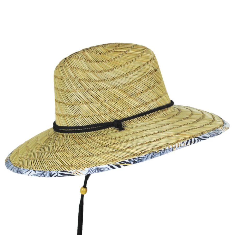 Peter Grimm Gold Leaf Rush Straw Lifeguard Hat 4 Peter Grimm Gold Leaf Rush Straw Lifeguard Hat - Image 2