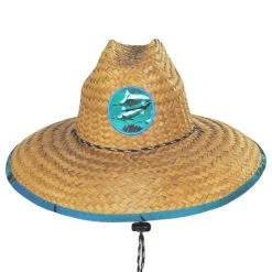 Peter Grimm Marlin Coconut Straw Lifeguard Hat