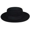 Bailey Walsh Polished Wide Brim Wool Felt Pork Pie Hat -Brixton Hats shop 414833