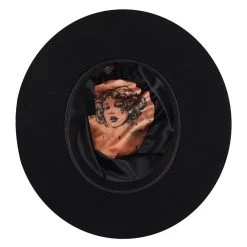 Bailey Walsh Polished Wide Brim Wool Felt Pork Pie Hat -Brixton Hats shop 414839