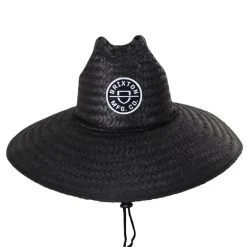 Brixton Hats Crest Palm Leaf Straw Lifeguard Hat