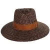 Brixton Hats Joanna Wheat Straw Fedora Hat - Brown/Tan