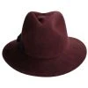 Betmar Michele Wool Felt Fedora Hat - Dark Brown -Brixton Hats shop 418241