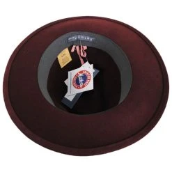 Betmar Michele Wool Felt Fedora Hat - Dark Brown -Brixton Hats shop 418247