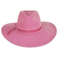 Scala Calista Wide Brim Wool Felt Fedora Hat