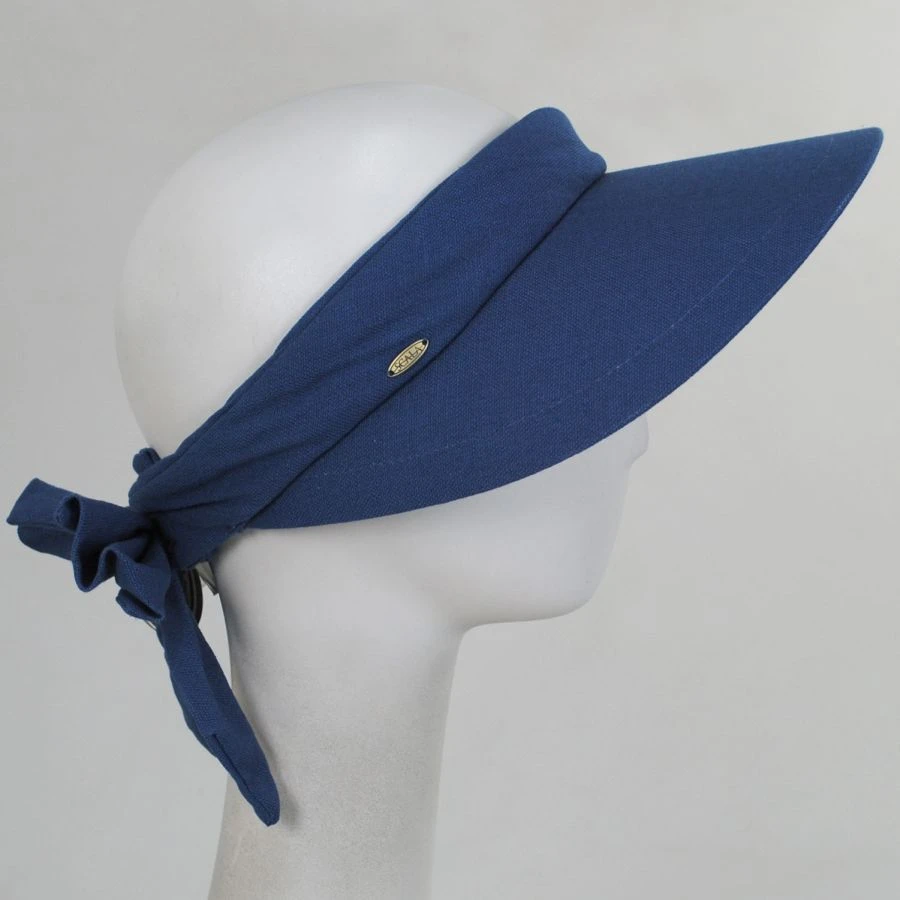 Scala Backbow Cotton Visor 4 Scala Backbow Cotton Visor - Image 2