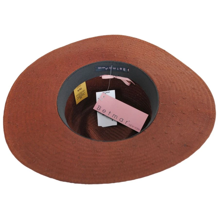 Betmar Geraldine Toyo Straw Rancher Fedora Hat 5 Betmar Geraldine Toyo Straw Rancher Fedora Hat - Image 3