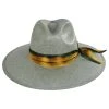 Stetson Caelus Wide Brim Shantung Straw Fedora Hat