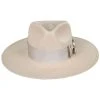 Stetson Atacama Shantung Straw Fedora Hat - Silverbelly -Brixton Hats shop 428067