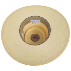 Stetson Highlands Palm Straw Gambler Hat -Brixton Hats shop 428193