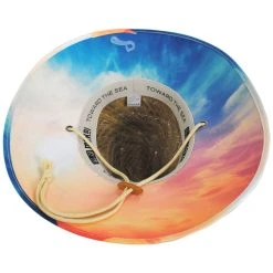 Makai Hat Company Sun Burst Rush Straw Lifeguard Hat -Brixton Hats shop 428382