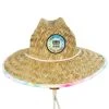 Makai Hat Company Splash Tie Dye Artisan Rush Straw Lifeguard Hat -Brixton Hats shop 428385