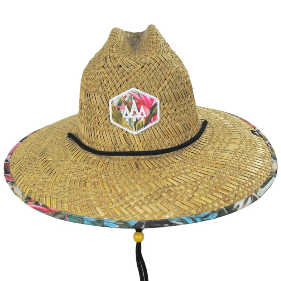 Hemlock Hat Co Bombay Straw Lifeguard Hat 2 Hemlock Hat Co Bombay Straw Lifeguard Hat