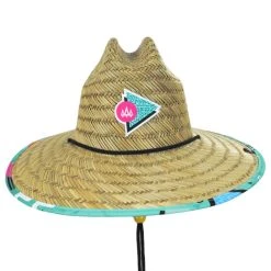 Hemlock Hat Co Youth Bel Air Straw Lifeguard Hat