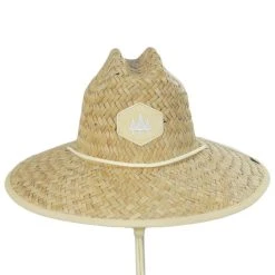 Hemlock Hat Co Butter Straw Lifeguard Hat