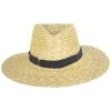 Nikki Beach Alessia Milan Straw Fedora Hat 2 Nikki Beach Alessia Milan Straw Fedora Hat -Brixton Hats shop 429243
