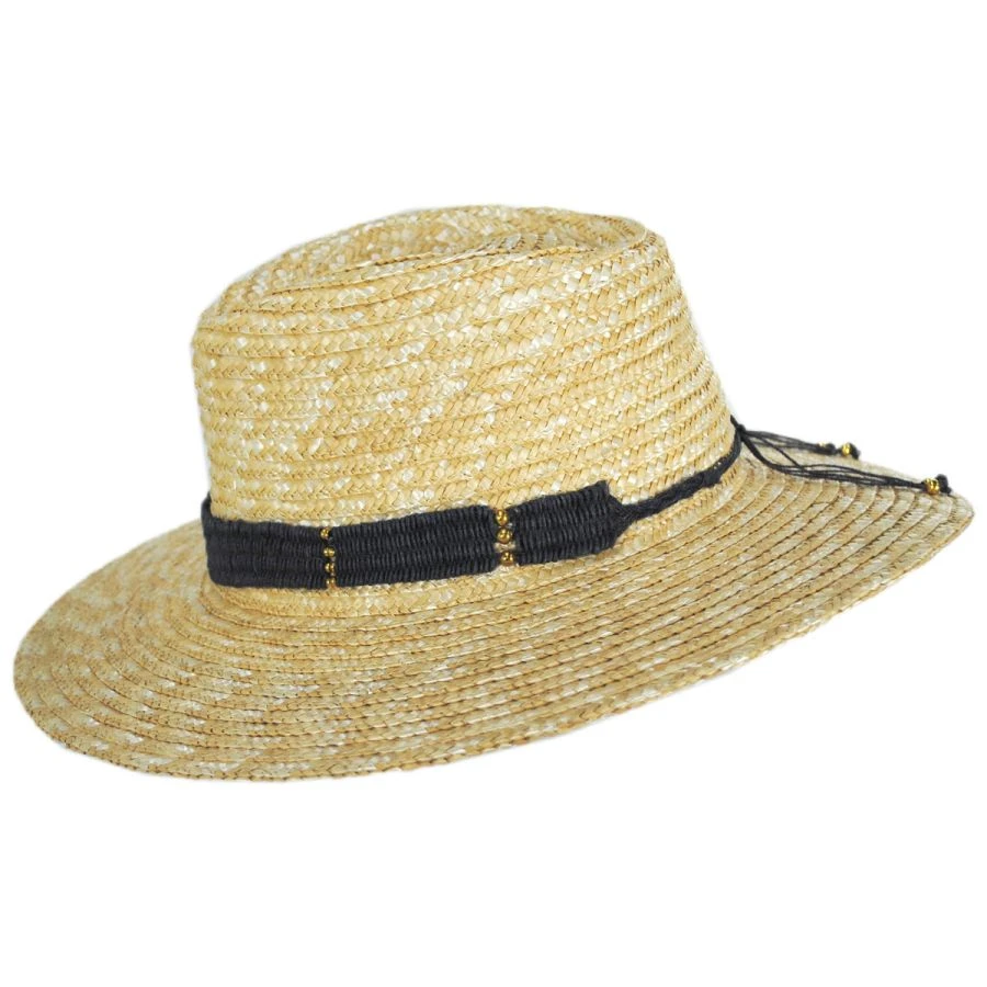 Nikki Beach Alessia Milan Straw Fedora Hat 3 Nikki Beach Alessia Milan Straw Fedora Hat - Image 2