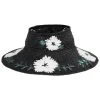 Nikki Beach Fleur Raffia Straw Crownless Sun Hat
