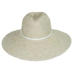 Nikki Beach Harper Braided Toyo Straw Fedora Hat