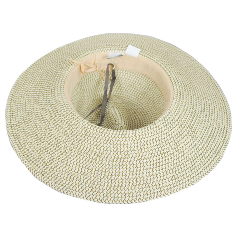 Nikki Beach Harper Braided Toyo Straw Fedora Hat 5 Nikki Beach Harper Braided Toyo Straw Fedora Hat - Image 3