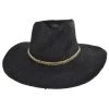Nikki Beach Monte Carlo Toyo Straw Rancher Hat - Black 1 Nikki Beach Monte Carlo Toyo Straw Rancher Hat - Black -Brixton Hats shop 429695