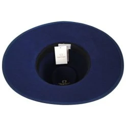 Brixton Hats Jo Wool Felt Rancher Fedora Hat - Navy Wash -Brixton Hats shop 430103
