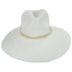 Nikki Beach Naya Toyo Straw Fedora Hat