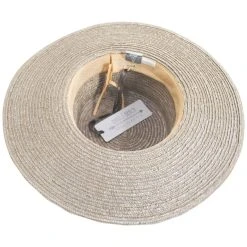 Nikki Beach Pink Cobra Milan Straw Boater Hat -Brixton Hats shop 430623