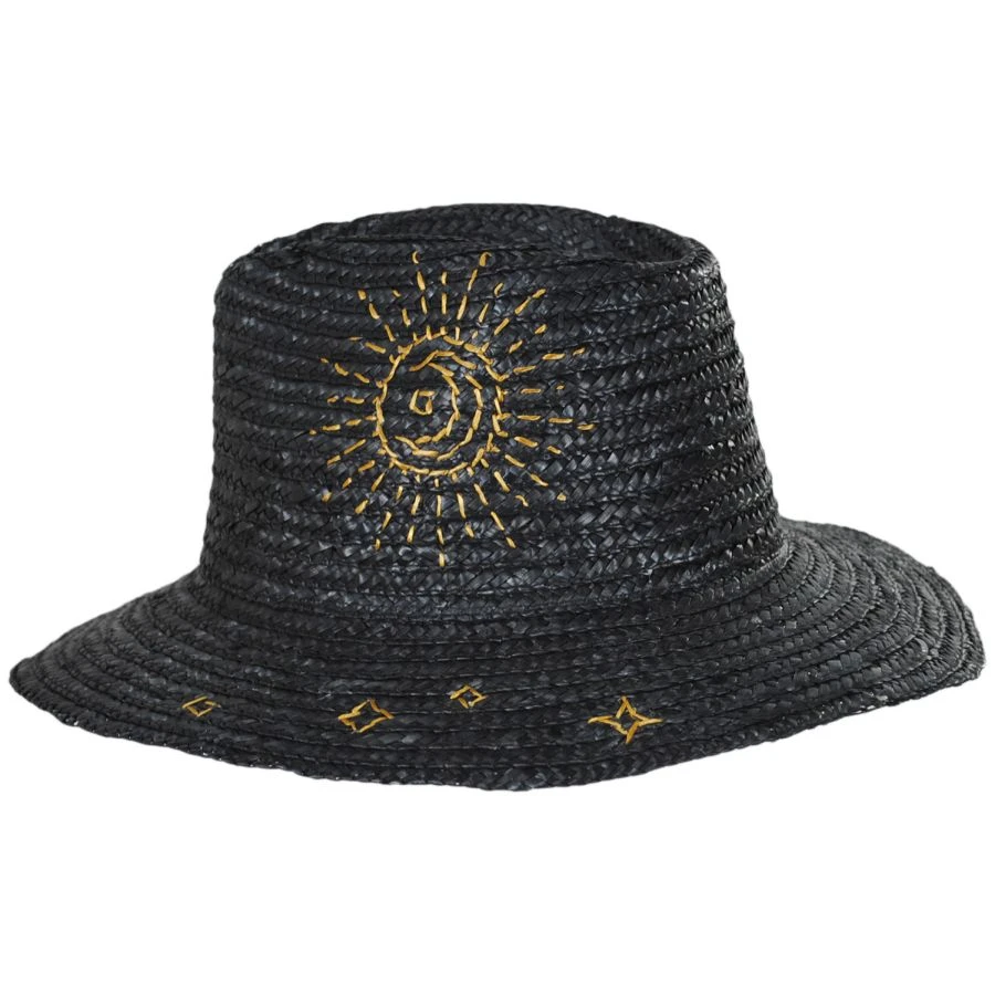 San Diego Hat Company All Day Wheat Straw Fedora Hat 4 San Diego Hat Company All Day Wheat Straw Fedora Hat - Image 2