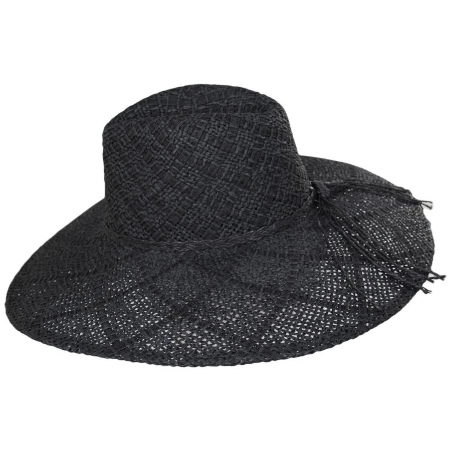 San Diego Hat Company Sun Dialed Toyo Straw Fedora Hat 4 San Diego Hat Company Sun Dialed Toyo Straw Fedora Hat - Image 2