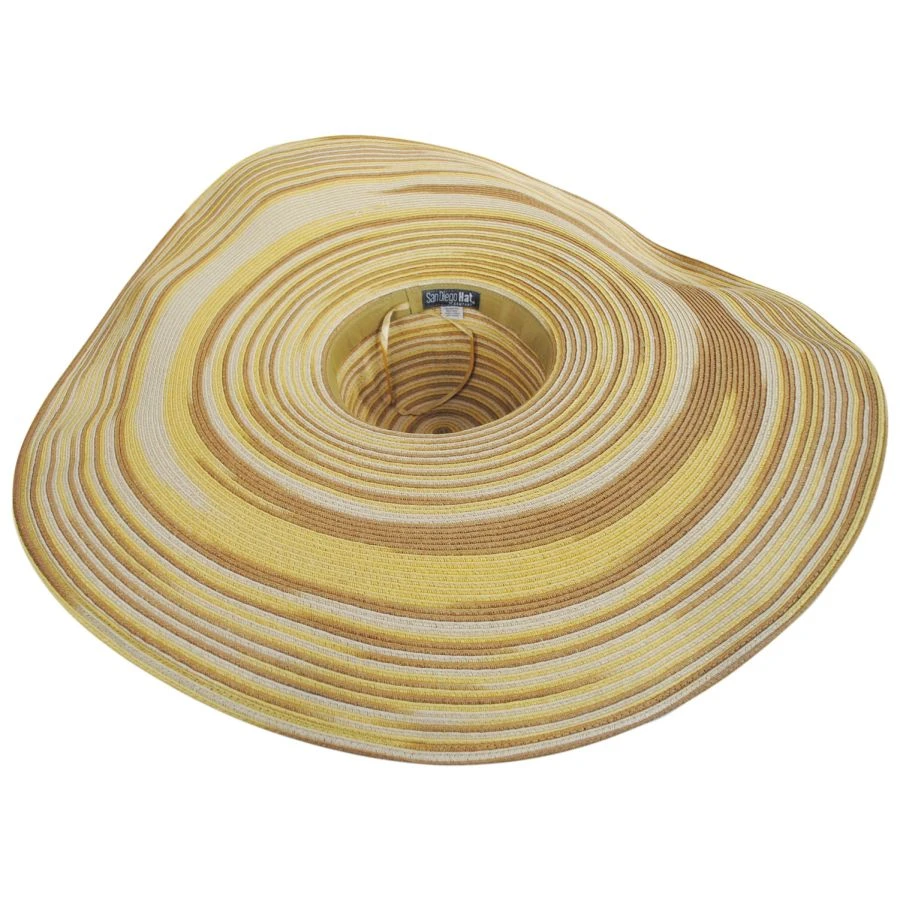 San Diego Hat Company Look At Me Braided Toyo Straw Sun Hat 5 San Diego Hat Company Look At Me Braided Toyo Straw Sun Hat - Image 3