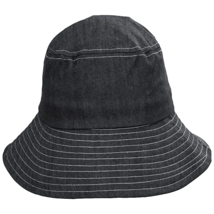 San Diego Hat Company Chambray Cotton Bucket Hat 3 San Diego Hat Company Chambray Cotton Bucket Hat