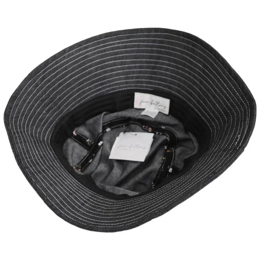 San Diego Hat Company Chambray Cotton Bucket Hat 5 San Diego Hat Company Chambray Cotton Bucket Hat - Image 3