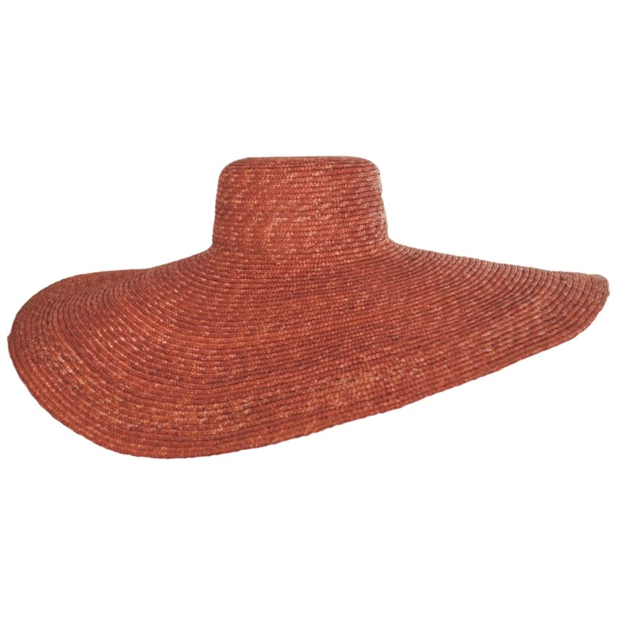 San Diego Hat Company Milan Wide Brim Wheat Straw Boater Hat 3 San Diego Hat Company Milan Wide Brim Wheat Straw Boater Hat