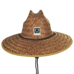 Brixton Hats Beta Palm Leaf Straw Lifeguard Hat