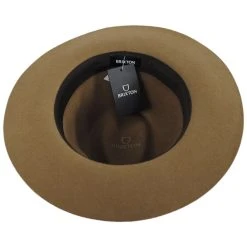 Brixton Hats Wesley Wool Felt Floppy Fedora Hat - Bronze -Brixton Hats shop 433691