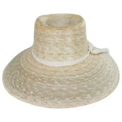 Jeanne Simmons Gambler Palm Straw Lampshade Hat