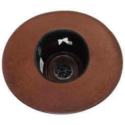 Stetson Tellus Shantung Straw Gambler Hat -Brixton Hats shop 437744