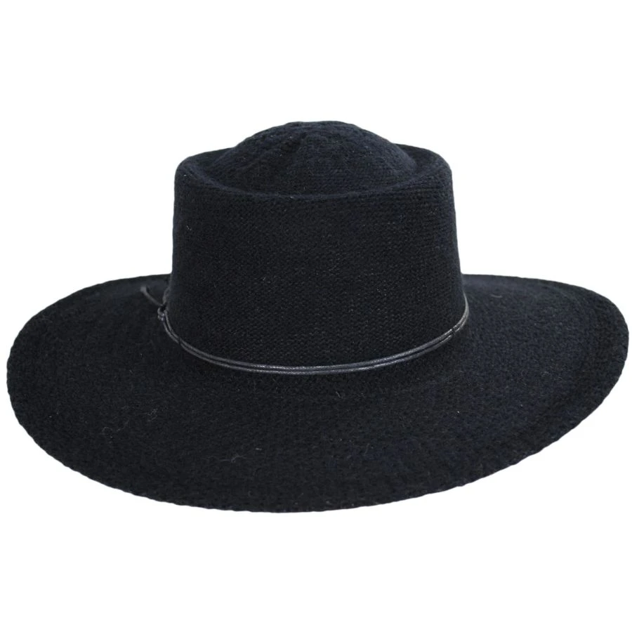 Scala Firrella Knit Wool Blend Gaucho Hat 3 Scala Firrella Knit Wool Blend Gaucho Hat