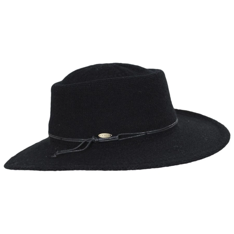 Scala Firrella Knit Wool Blend Gaucho Hat 4 Scala Firrella Knit Wool Blend Gaucho Hat - Image 2