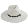 Brixton Hats Leigh Wool Felt Wide Brim Fedora Hat - Off White -Brixton Hats shop 446676