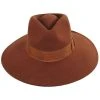 Brixton Hats Joanna Wool Felt Fedora Hat - Caramel