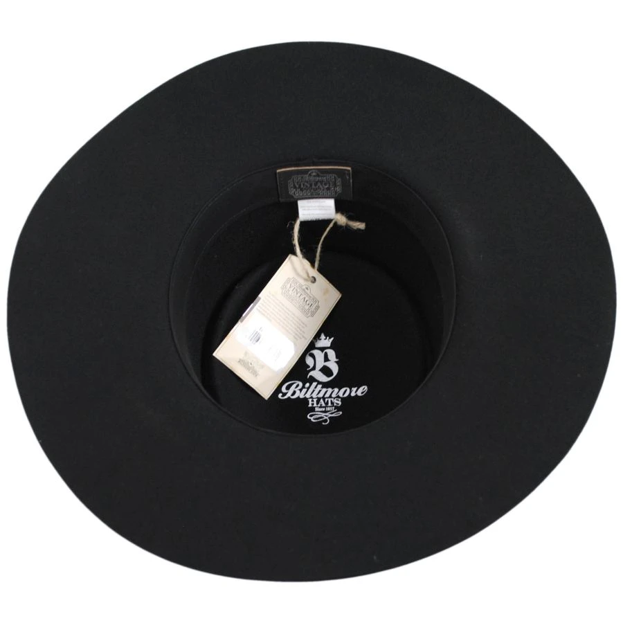 Biltmore Vintage Couture Ciao Bella Wool Felt Gaucho Hat 5 Biltmore Vintage Couture Ciao Bella Wool Felt Gaucho Hat - Image 3