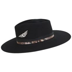 RENEGADE Ember Wool Felt Cross Crown Rancher Hat -Brixton Hats shop 448307