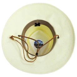 Stetson Cayuse Shantung Straw D-Crown Outback Hat 7 Stetson Cayuse Shantung Straw D-Crown Outback Hat -Brixton Hats shop 449588