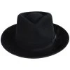 Scala Puebla Wool Felt Fedora Hat - Black